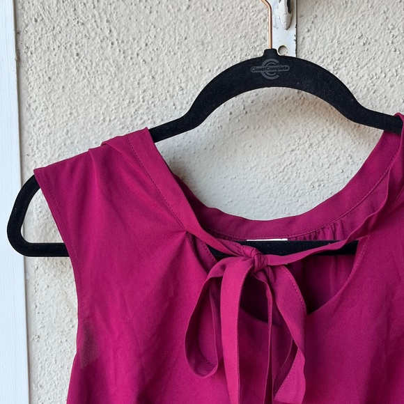 Merona Dark Pink Blouse - Picture 6 of 9